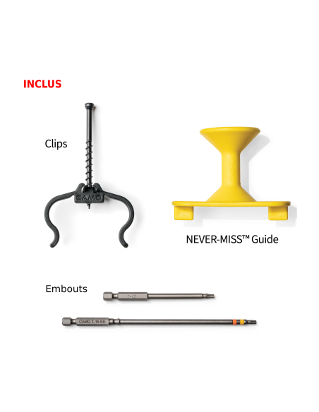 Camo Edge Clip – Attaches invisibles pour terrasse – 344354