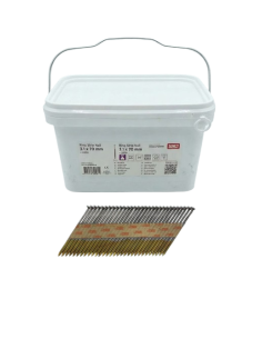 Seau de clous bande 34° Annelés - Acier - 3,1 x 70mm