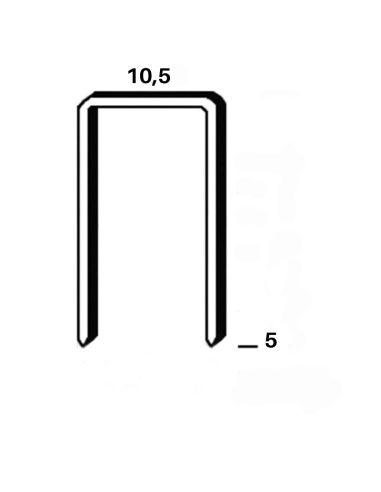Agrafe type P51 - 5mm