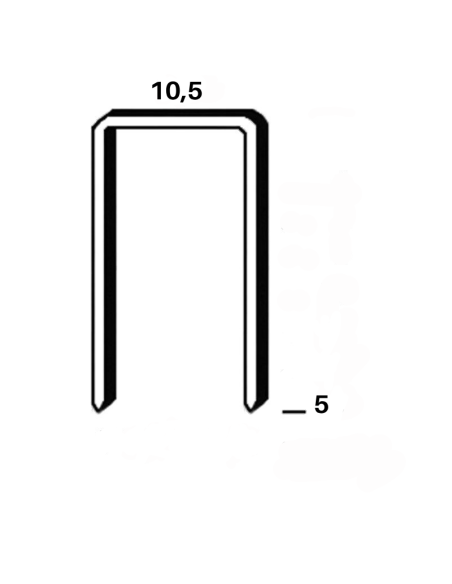 Agrafe type P51 - 5mm