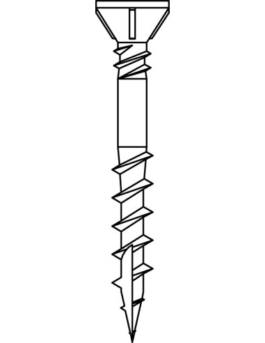 Vis en bande bois / bois - Zingué - 4.2 x 35 à 55mm