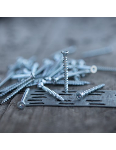 Vis bois AR+ tête fraisée Torx - Filetage complet -  3,0x16mm à 6,0x50mm