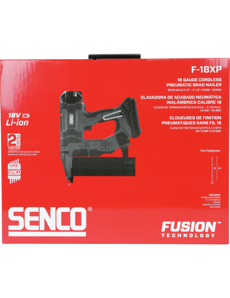 Cloueur à batterie à brads AX - SENCO - FUSION F-18XP