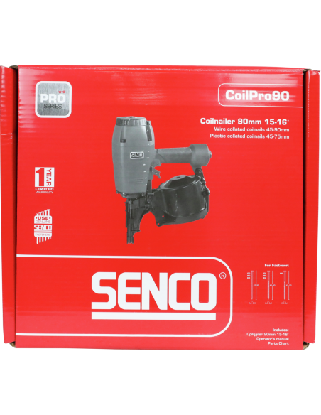 Cloueur pneumatique rouleau 16° Plat - SENCO - CoilPRO90