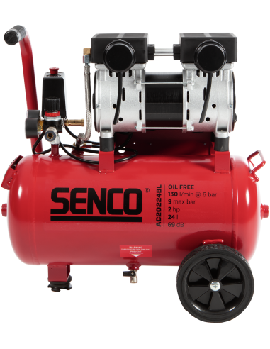 Compresseur sans huile 24 litres - SENCO - AC20224BL