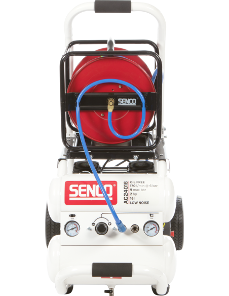 Compresseur silencieux sans huile 16L 9bar - SENCO - AC24016