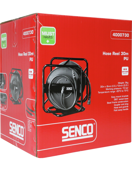 Enrouleur de flexible - SENCO - PU 30m x 8mm