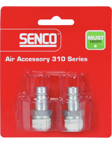 2 Raccords males - SENCO - NPT 3/8"