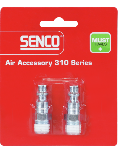2 Raccords males - SENCO - NPT 1/4"