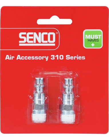 2 Raccords males - SENCO - NPT 1/4"