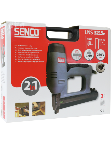 Agrafeuse cloueur filaire moyenne - SENCO - LNS3215E