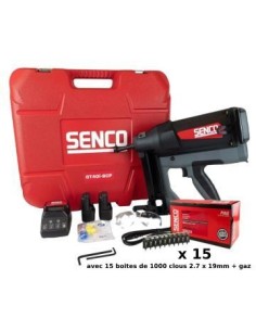 Lot cloueur à gaz béton - SENCO - GT40i-SCP + 15 000 clous 2,7 x 19 mm