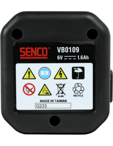 Batterie 6V 1.65 Ah - SENCO - VB0109EU