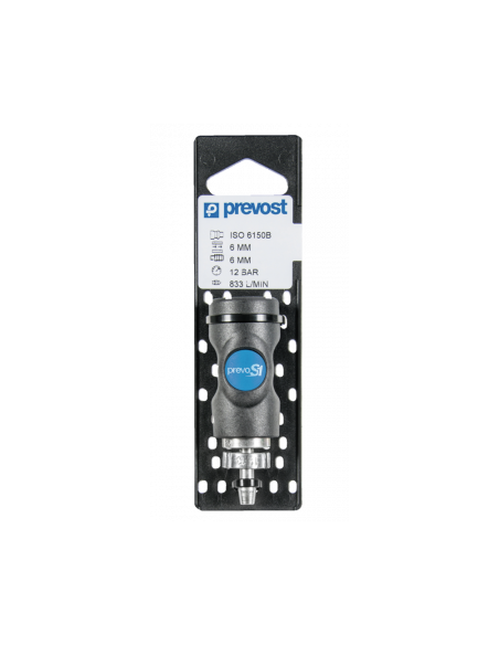 Raccord rapide 6mm pour flexible 6 à 13mm - PREVOST - ISI 061806