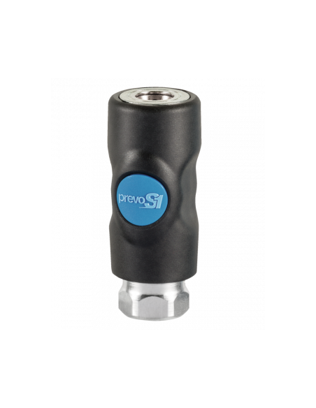 Raccord rapide fileté femelle cylindrique 6mm - PREVOST - ISI 061101