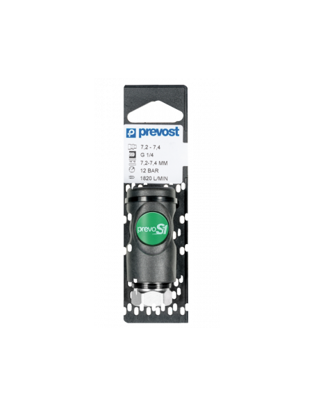 Raccord rapide fileté femelle cylindrique 7mm - PREVOST - ESI 071101