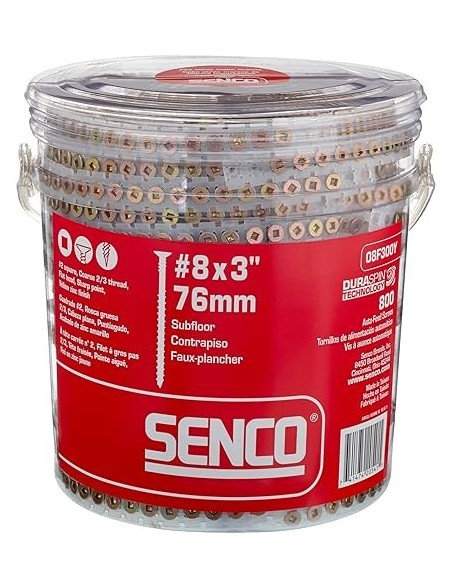 Vis en bande bois / bois - Zingué - SENCO DURASPIN - 4.2 x 35 à 55mm