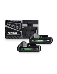 Pack 2 Batteries 18V 2Ah / 1 Chargeur Hikoki - HIKOKI - UC18YFSLWFZ