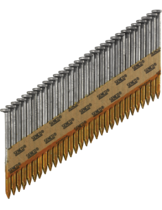 Clous bande 34° lisses - Galva - 2,8 x 60 à 3,1 x 70mm