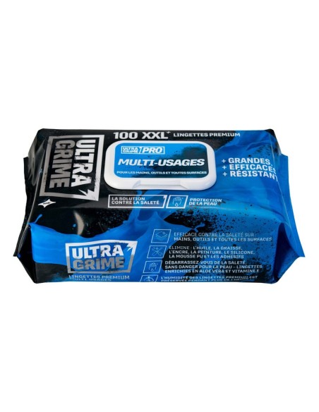 Lingettes nettoyantes multi-usages XXL  - ULTRAGRIME - PRO 100