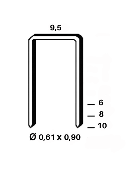 Agrafe type G - 6 à 10mm